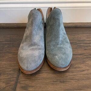 Frye Blue Suede Booties 7.5 M